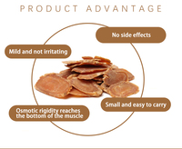 Patchs de douleur en plâtre de ginseng rouge naturel pour la douleur au cou, au dos, aux épaules et aux chevilles
