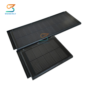 Tejas solares fotovoltaicas de silicio monocristalino, energía verde, BIPV, tejas planas, tejas solares para techos, casa - Product Image 6
