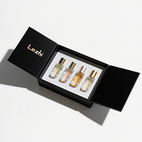 Boîte cadeau de luxe à double ouverture pour parfum et cosmétiques, avec fermeture magnétique, emballage personnalisé avec logo, boîte cadeau
