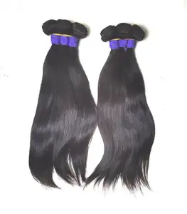 2024 hot sale Grade 12 Virgin Peruvian 3 Bone Straight Human Hair Bundle With And Lace Closure Frontal Set