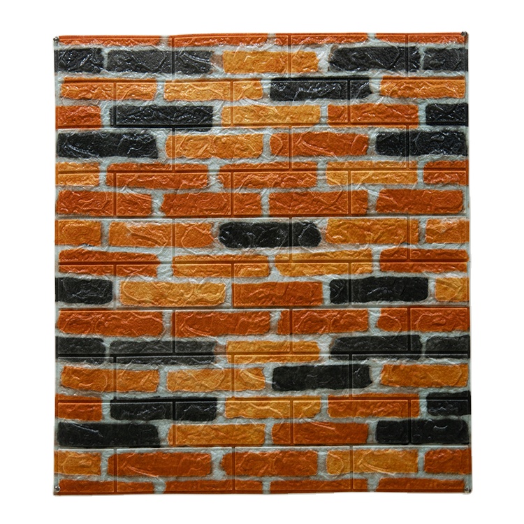 2021 New products Interior Decorative Brick Walls 3d Wallpaper Pvc Wall Panel Design Wall Sticker Waterproof 3d Pvc Wallpaper
