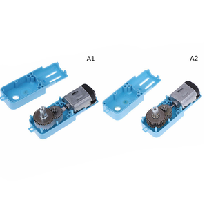 มอเตอร์กระแสตรงเพลาคู่ลดเกียร์โลหะ1:48/90/120มอเตอร์กระแสตรงแบบเพลาคู่สำหรับของเล่นรถหุ่นยนต์อัจฉริยะ - Product Image 5