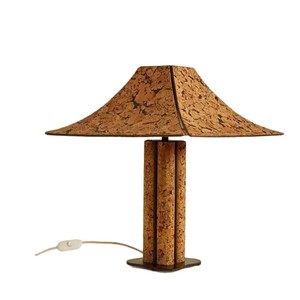 Atotalof Vintage Cork Table Lamp E27 LED 220V Eco-Friendly For Living Room Bedroom Study - Product Image 5