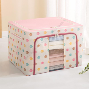 Vente en gros de bacs de rangement pour vêtements de 100 L, grands, pliables, avec poignées, pour vêtements, draps - Product Image 3