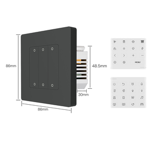 Interruptor de Botón Inteligente Tuya ZigBee3.0 de la Serie New Star Ring, 1, 2 y <span class=keywords><strong>3</strong></span> Botones - Product Image 1