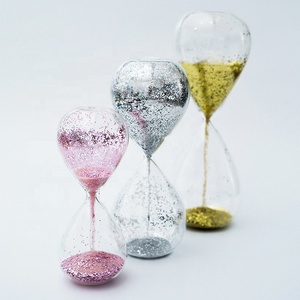 Nouveau sablier à paillettes personnalisé sablier heure lunettes sablier décoratif minuterie bureau décoration de bureau - Product Image 3