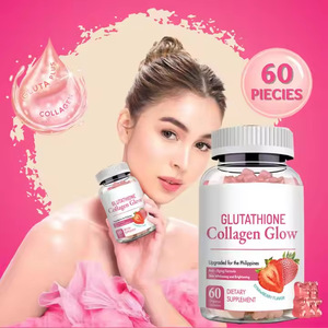 Vente chaude Supplément nutritionnel gommeux GLUTA THIONE Collagène Gummi à la fraise aromatisée - Product Image 1