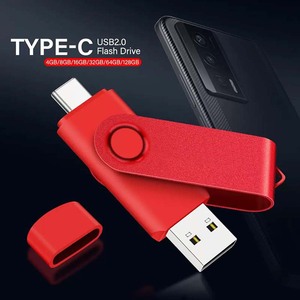Swivel Usb Stick USB Flash <strong>Memory</strong> Promotional Gifts Usb Flash Drive 4G 8G 16G 32G Rotating Type C Adapter Storage <strong>Memory</strong> - Product Image 3