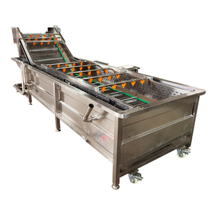 Lavadora Comercial Automática de Frutas y Verduras de Acero Inoxidable con Motor para Plantas de Procesamiento de Vegetales y Uso en Cocina - Product Image 2