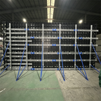 Panneau de coffrage en plastique ABS étanche, design industriel, haute résistance, réutilisable pour la construction de planchers d'appartements et de villas
