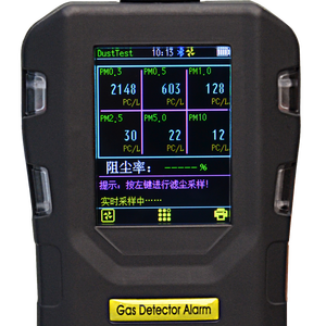 Détecteur portable multi-gaz à pompe interne pour la détection de 6 particules, compteur de particules de poussière PM0.3 PM0.5 PM1 PM2.5 PM5.0 PM10 - Product Image 1