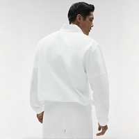 Veste de sport légère et imperméable pour homme avec logo personnalisé, 100 % nylon, poches avant, demi-zip, idéale pour la course à pied et les activités de plein air