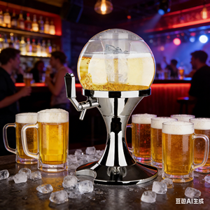 Tour <span class=keywords><strong>de</strong></span> <span class=keywords><strong>fût</strong></span> à <span class=keywords><strong>bière</strong></span> pression lumineuse <span class=keywords><strong>de</strong></span> 3 litres avec distributeur <span class=keywords><strong>de</strong></span> glace pour les fêtes <span class=keywords><strong>de</strong></span> bar et <span class=keywords><strong>de</strong></span> discothèque - Product Image 3