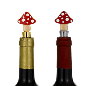 Mushroom Wine <b>Stopper</b> Gold And Silver Zinc Alloy Bottle Sealer For Wine Bottles - Product Image 4