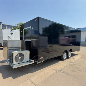 Obral baru Makanan Cepat truk Trailer makanan jalan seluler dapur luar ruangan dengan peralatan memasak untuk makanan ringan dan hotdog - Product Image 3