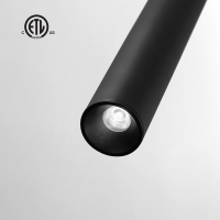 Luminaires suspendus carrés modernes à LED COB miniatures homologués ETL, AC120V, hauteur réglable, en aluminium, avec variateur d'intensité et télécommande, pour cuisine et salle à manger