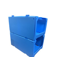 Corex Warehouse Picking Bin Poubelle empilable en plastique Bacs de rangement avant ouverts pour vêtements