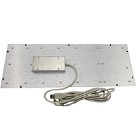 Clavier en acier inoxydable, fabrication d'usine, kiosque métallique IP66, pavé tactile, mini clavier rétroéclairé usb