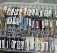 Perles Miyuki japonaises de qualité supérieure, perles de rocailles rondes en verre pour la fabrication de bijoux