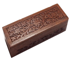 Caja de Madera Maciza Hecha a Mano de Primera Calidad, Contenedor Multiusos de Almacenamiento y Organización de Madera para el Hogar, la Oficina y la Cocina - Product Image 6