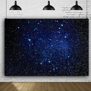 Bầu trời đêm Sao vũ trụ chủ đề không gian chụp ảnh đầy sao bối cảnh, thiên hà Sao Tiệc sinh nhật nền tắm ảnh Studio - Product Image 3