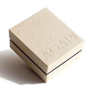 定制批发盖子和底座牛皮纸盒高品质戒指项链手链手表珠宝礼品纸盒包装 - Product Image 2