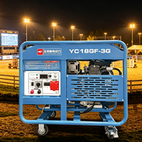Générateur à essence à fréquence variable Yuchai 15KW 18KW, groupe électrogène silencieux à inverseur pour alimentation de secours