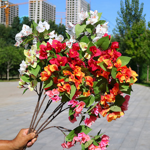 YOPIN-913 Gros <span class=keywords><strong>Arbre</strong></span> Fleur Artificielle Bougainvilliers <span class=keywords><strong>Fleurs</strong></span> Pour la Décoration Extérieure - Product Image 3