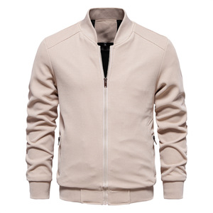 Chaqueta Casual con Cuello Alto y Cremallera de Color <span class=keywords><strong>S</strong></span>ólido, Cortavientos para Hombre, Moda Sehe - Product Image 4
