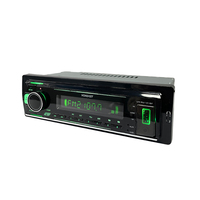 1 Din 7388IC Lecteur MP3 de voiture Grand écran LCD Mode Radio USB/BT Subwoofer Sortie FM Transmetteur Amplificateur Supporte WAV