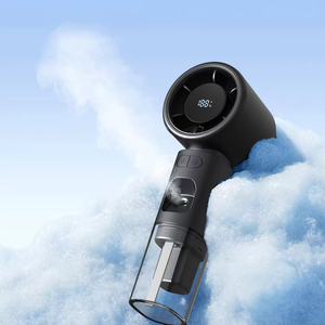 Ventilador de Mano Portátil con Rociador de Agua, Recargable, Funciona con Batería, 1 a 100 Velocidades, Mini Ventilador Turbo - Product Image 3