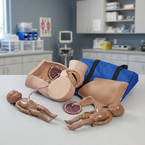 Mannequin électronique de femme enceinte pour l'enseignement médical avancé en PVC, modèle de bébé pour la formation à la naissance, demi-corps de femme enceinte - Product Image 3