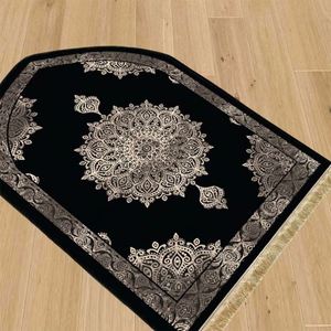 Alfombra de Oración de Poliéster de Estilo Moderno, Lavable y Acolchada, para el Hogar o Viajes, Alfombras para Mezquita, en Oferta - Product Image 6