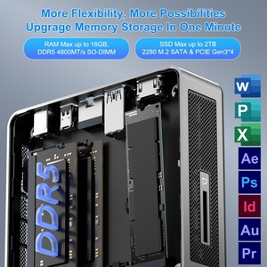 Geekom Air 12 <b>Mini</b> <b>PC</b> Intel Core Supports WiFi 6 BT5.2 DDR5 4800MT/s M.2 2280 PCIe4.0 SSD Windows 11 Pro 12th Gen 16GB Max Home - Product Image 4