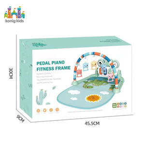 Konigキッズキック & プレイピアノジムライト & ミュージック付きベビーおもちゃベビーマットベビーアクティビティジムギムナシオパラベベ - Product Image 5
