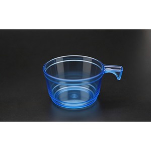 Premium PS Blue Transparent DTC <b>Cup</b> with Handle Portable Colored <b>Plastic</b> Vessel for Daily Hydration and Travel - Product Image 4