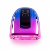 Lampe à ongles LED UV sans fil Pro Cure 90w rose dégradé 2023, sans fil et rechargeable pour salon de manucure