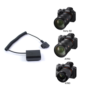Batterie factice v-mount d-tap à Np-Fz100 avec câble enroulé pour caméras SONY A9 A7RM3 A7RIII <span class=keywords><strong>A7R5</strong></span> A7M3 A7S3 <span class=keywords><strong>A7M4</strong></span> - Product Image 4