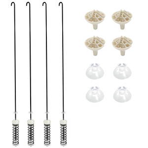 Tiges de suspension pour machine à laver, ensemble de 4 pièces, pièces durables en acier pour réparation de lave-linge, accessoire W10780048 - Product Image 1