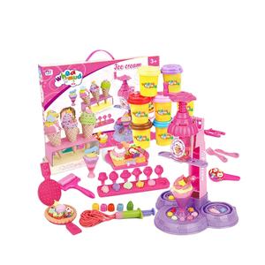 Machine à crème glacée magique pour enfants, pâte à <span class=keywords><strong>modeler</strong></span>, argile à séchage à l'air, pâte à <span class=keywords><strong>modeler</strong></span> douce, ensemble de jouets en argile - Product Image 1