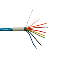 Câble d'alarme 1 mm, 1,5 mm, 2,5 mm, personnalisé, basse tension, pour alarme incendie, OEM, rouge, résistant au feu, en cuivre, 2 conducteurs