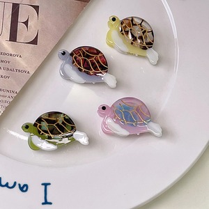 Pince à cheveux en acétate personnalisée en gros, mini pince à cheveux en acétate motif tortue mignonne, pinces à cheveux OEM style animal pour femmes - Product Image 3