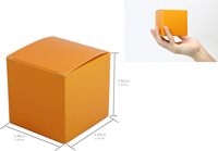 Benutzer definiertes Logo gedruckt Flat Folding Kraft Geschenk box Luxus Wellpappe Mailer Versand Versand papier Verpackung