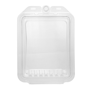 16 OZ Reciclable Versatilidad Transparente To-Go Cajas 18.2X13.6X5.6 16 OZ Tamper Evident Envasado de alimentos desechables para rebanadas de pastel - Product Image 3