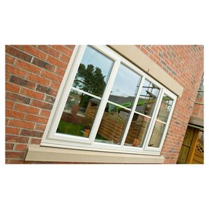 Prima Custom moderna in plastica UPVC grandi <span class=keywords><strong>finestre</strong></span> in vetro temperato orizzontale esterno finestra scorrevole e porta - Product Image 3