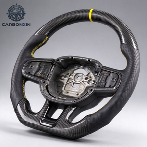 Volante de Fibra de Carbono Forjado para Volvo Xc60 Xc70 Xc90 C30 V40 V60 V70 V90 S40 S60 S80 S90 2016 2024 - Product Image 4