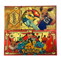 Uang Kertas Anime Gameboy Amerika Baru 2026 1996 Berlapis Emas 24K untuk Koleksi