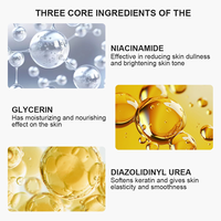 Sérum éclaircissant pour les genoux, les coudes et les articulations des doigts OEM ODM Dark Knuckle, à base de niacinamide et d'acide tranexamique, traitement éclaircissant pour le corps