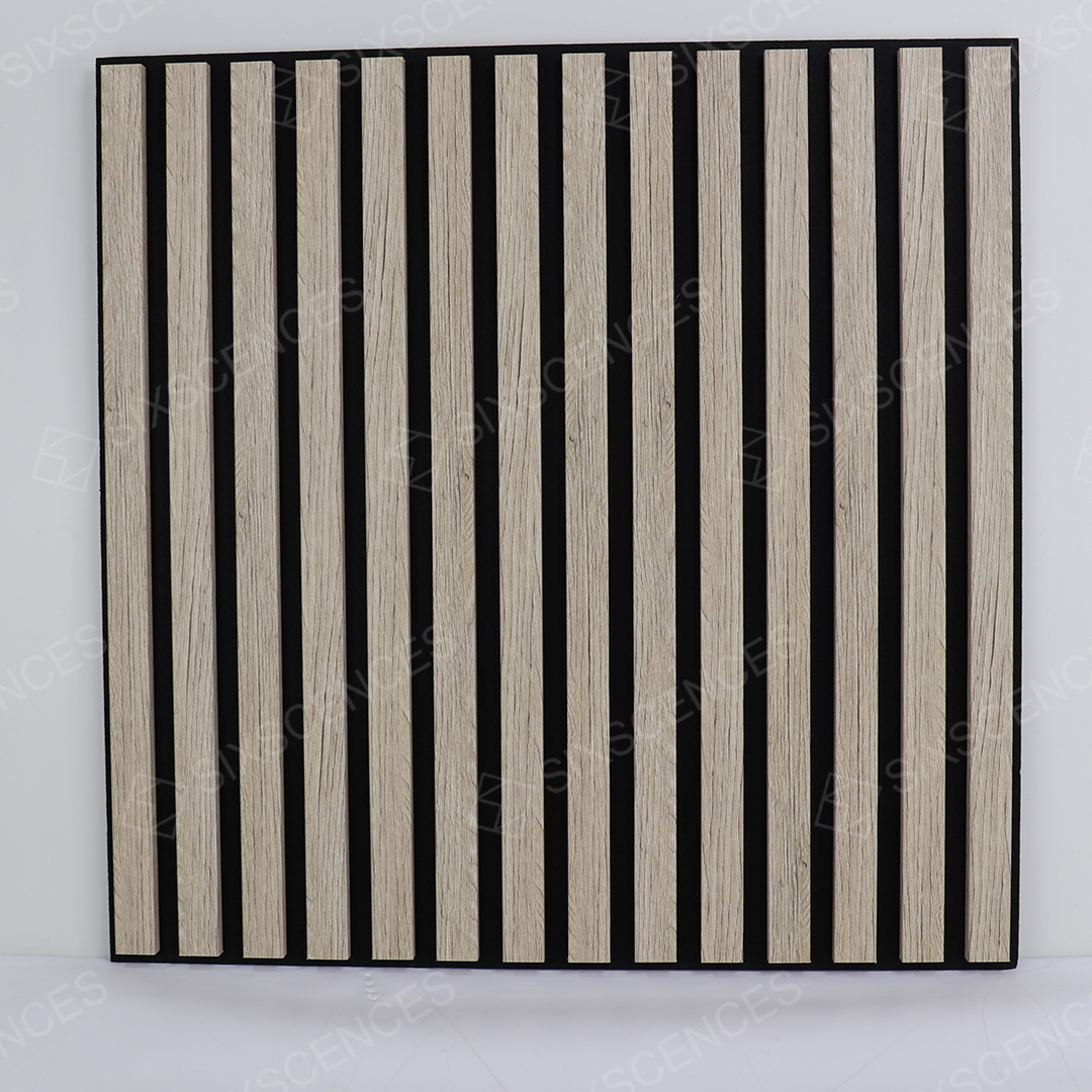 Acoustic Wall Sound Insulation panel modern Interior design wood veneer board Custom Decorative