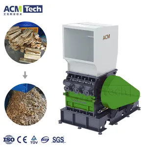 Automatic plastic shredder machines Industrial Heavy Duty single Shaft Steel Shredder wood crusher